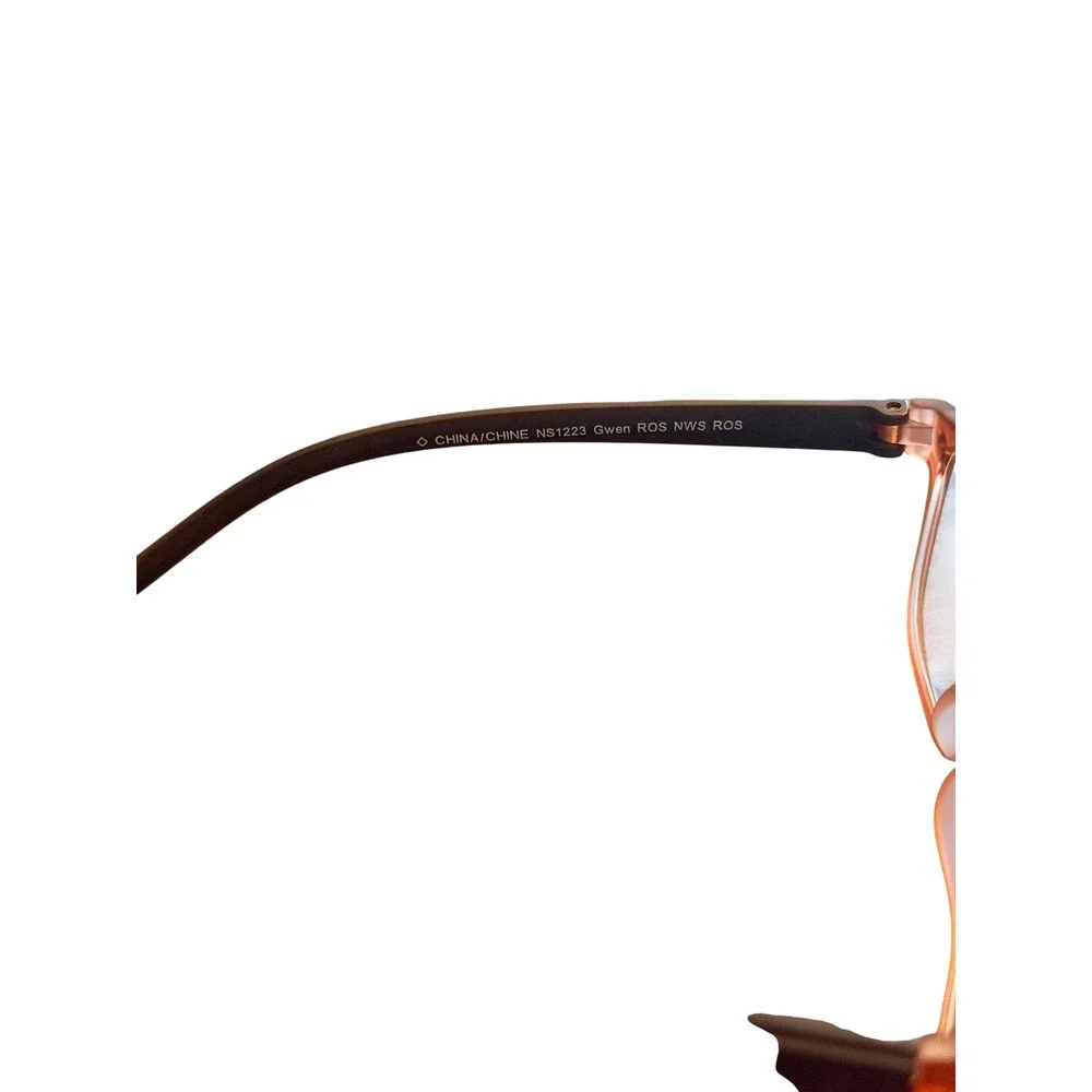 Nine West Gwen Rose Translucent Rectangular Reading Glasses +2.00 NS1223
